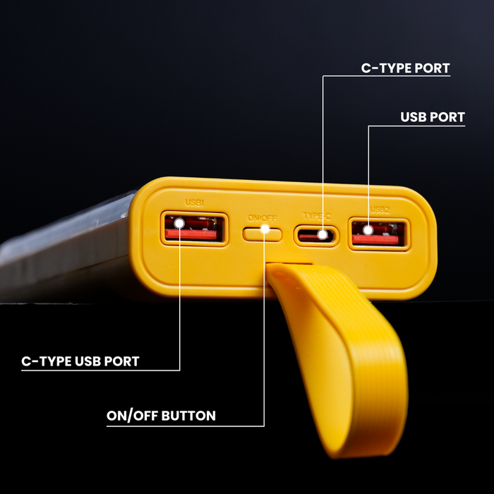 10,000 mAh Power Bank + Powerflex 4-in-1 Cable