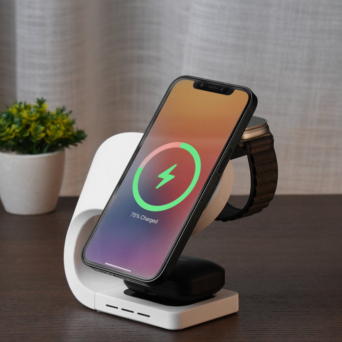 Magnetic Mag-Safe 4-in-1 Wireless Charger