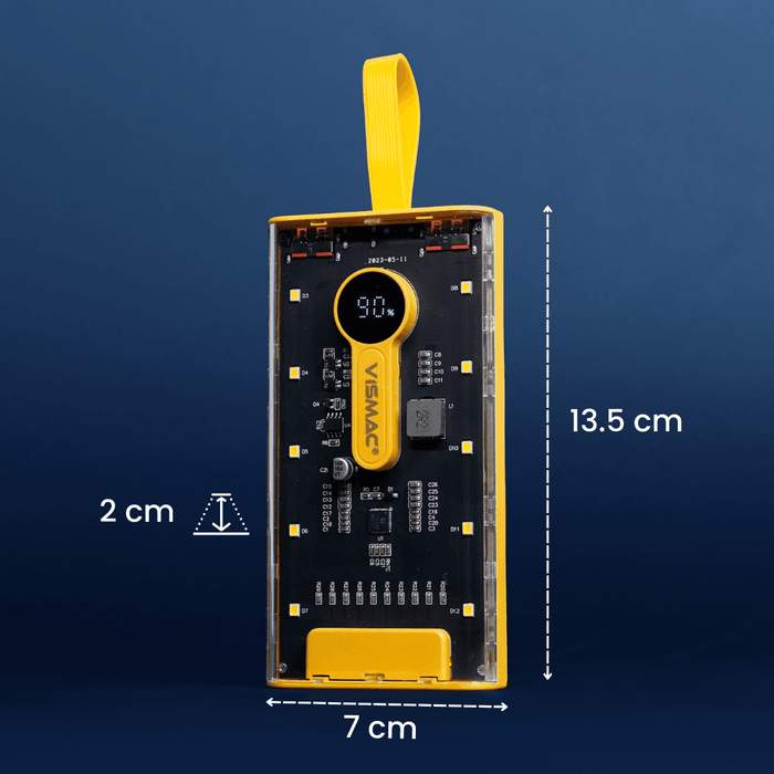 Transparent 10,000 mAh 66W PD20W Fast charging Powerbank - OddTech Store