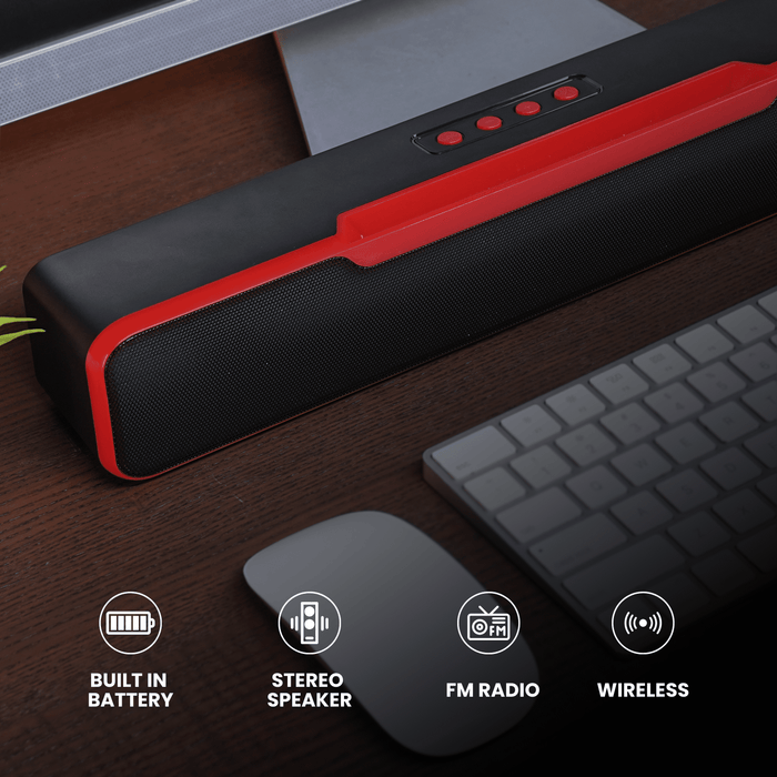 Portable Bluetooth Soundbar 2200mAh Battery - OddTech Store