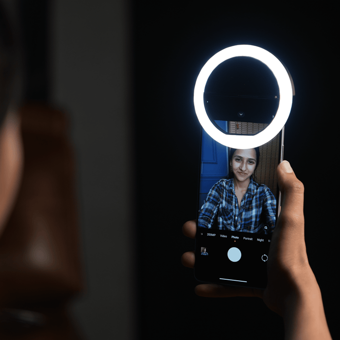 Portable LED Ring Selfie Light - OddTech Store 