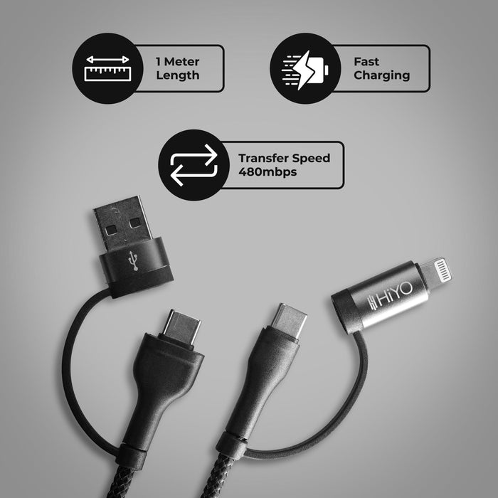Powerflex 4-in-1 Fast Charging Cable - OddTech Store